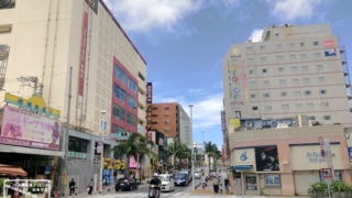 沖縄県那覇市の観光地 国際通り（2020年7月5日撮影）